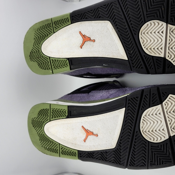 Jordan Athletic Shoes in Purple and Green - Picture 4 of 16